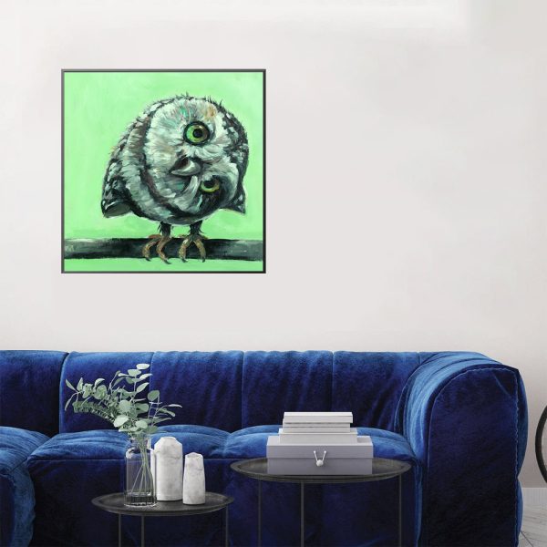 peinture à l'huile de hibou